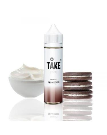Take Mist - CREAMY COOKIES - 50 ML + 10 ml Nicokit Gratis