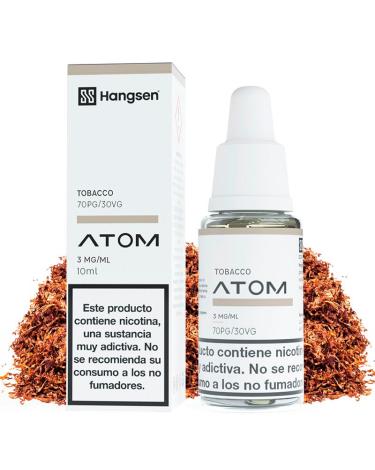 Tobacco 10ml - Hangsen Atom - Caja de 10 Unidades