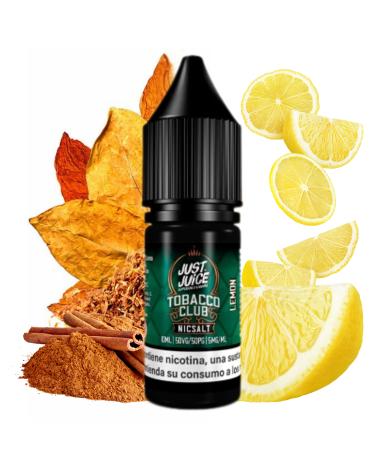 TOBACCO CLUB LEMON - JUST JUICE SALT 10 ml - Líquido con SALES DE NICOTINA