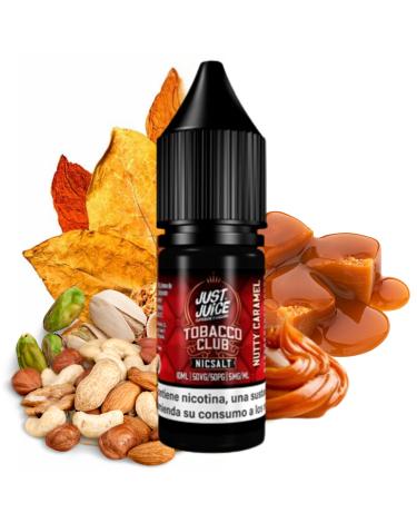 TOBACCO CLUB NUTTY CARAMEL - JUST JUICE SALT 10 ml