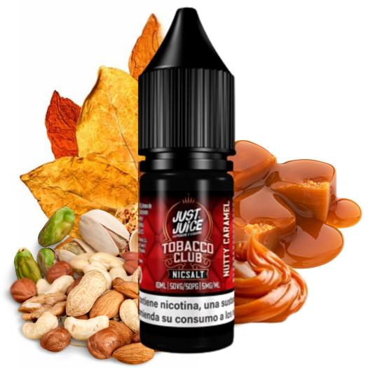TOBACCO CLUB NUTTY CARAMEL - JUST JUICE SALT 10 ml TOBACCO CLUB NUTTY CARAMEL - JUST JUICE SALT 10 ml
