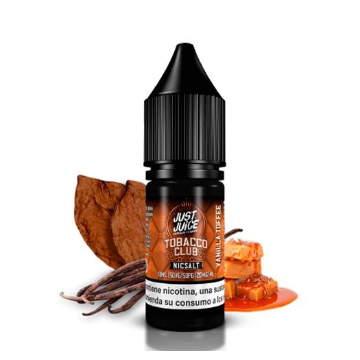 TOBACCO CLUB VANILLA TOFFEE - JUST JUICE SALT 10 ml TOBACCO CLUB VANILLA TOFFEE - JUST JUICE SALT 10 ml