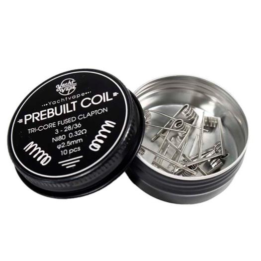 Tri-core Fused Clapton C2 - 3-28/36 - Ni80 0.32Ω 2.5mm (10pcs) - Yachtvape