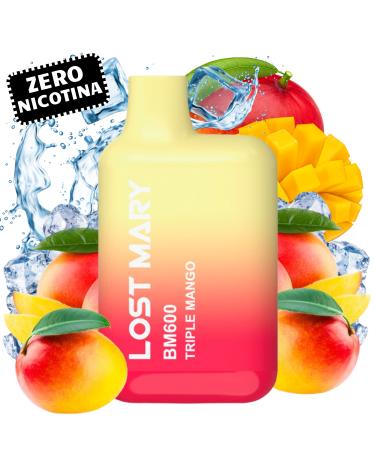 TRIPLE MANGO Elf Bar Lost Mary BM600 - SIN NICOTINA