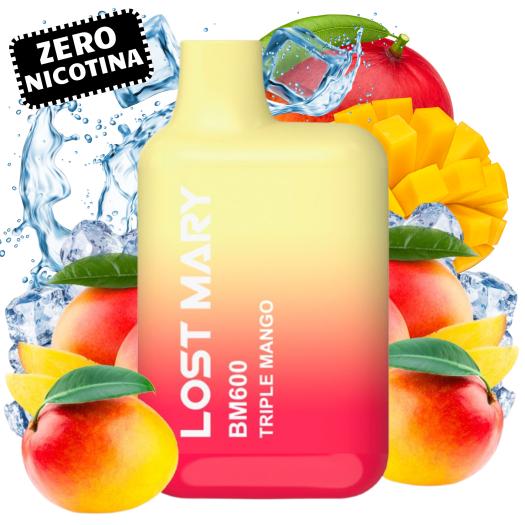 TRIPLE MANGO Elf Bar Lost Mary BM600 - SIN NICOTINA