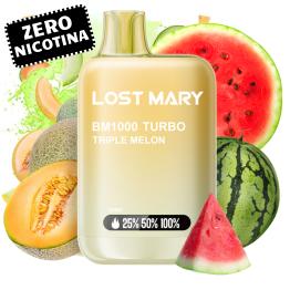 Triple Melon BM1000 Turbo Lost Mary by ElfBar | SIN NICOTINA |