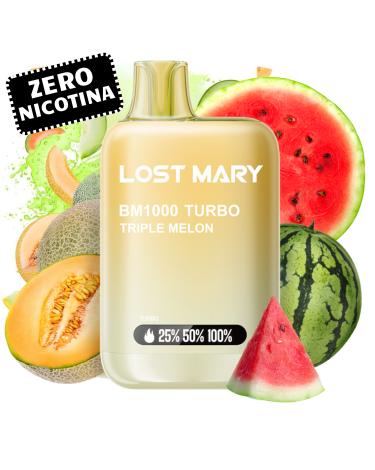Triple Melon BM1000 Turbo Lost Mary by ElfBar | SIN NICOTINA |