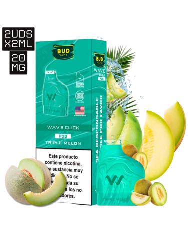Triple Melon Wave Click 2ml x 2uds 20mg | 2 Cartuchos |