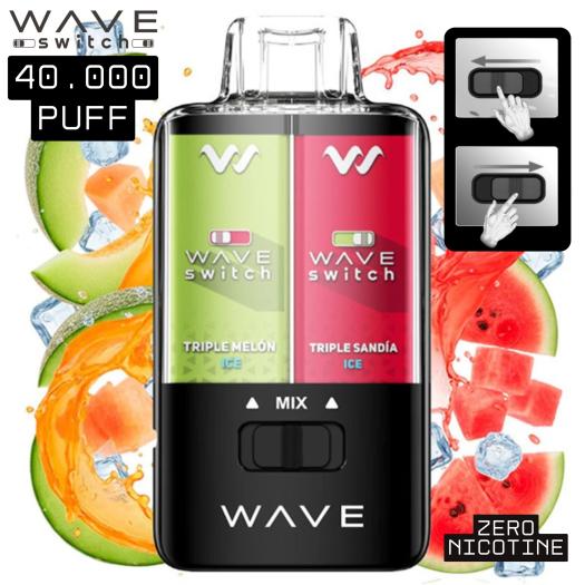 Triple Sandia Ice Triple Melon Ice 40.000 Puffs Bud Vape Wave Switch | Desechable |