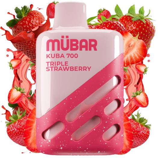 TRIPLE STRAWBERRY Mübar Kuba 700 20mg