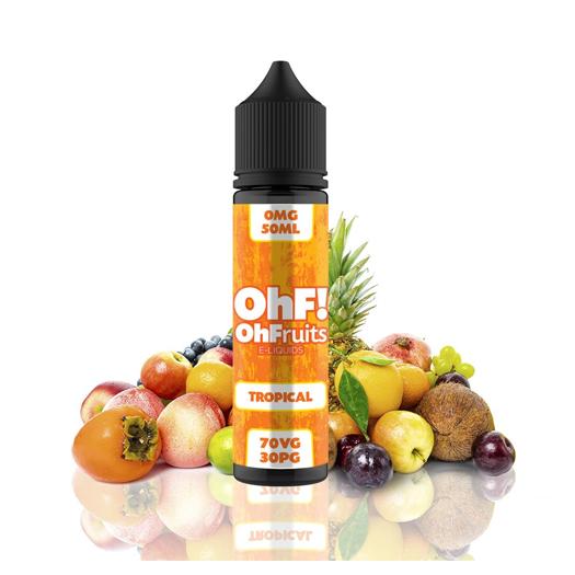 Tropical 50ml + Nicokits gratis - OhFruits E-Liquids Tropical 50ml + Nicokits gratis - OhFruits E-Liquids