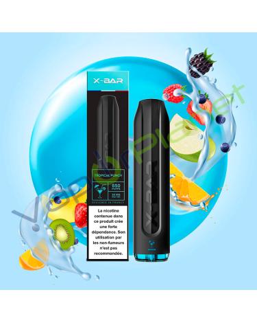 Tropical Punch X-Bar PRO 1500 Puffs - POD Desechable SIN NICOTINA