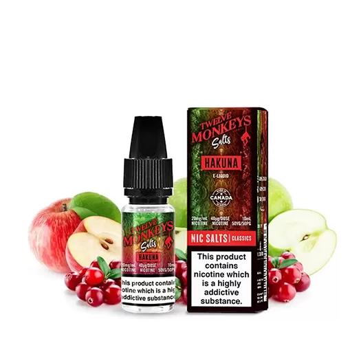 TWELVE MONKEYS SALTS – Hakuna 10 ml – Líquido con SALES DE NICOTINA