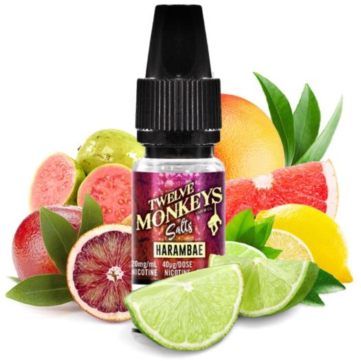 TWELVE MONKEYS SALTS – Harambae 10 ml – Líquido con SALES DE NICOTINA TWELVE MONKEYS SALTS – Harambae 10 ml – Líquido con SALES DE NICOTINA