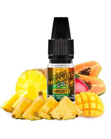 TWELVE MONKEYS SALTS – Mangabeys 10 ml – Líquido con SALES DE NICOTINA