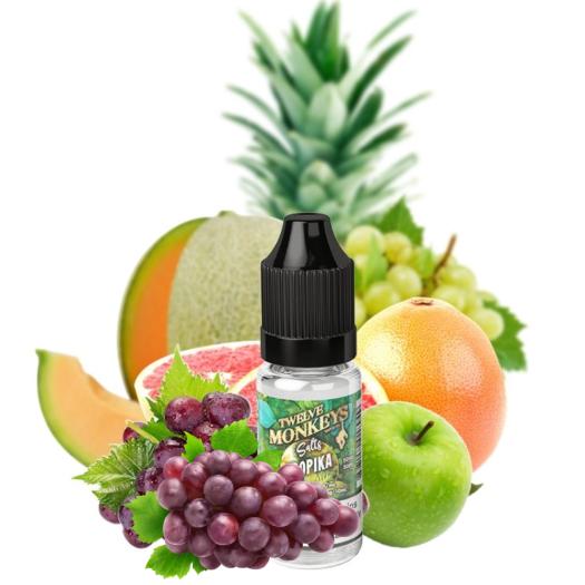 TWELVE MONKEYS SALTS – Tropika 10 ml – Líquido con SALES DE NICOTINA TWELVE MONKEYS SALTS – Tropika 10 ml – Líquido con SALES DE NICOTINA