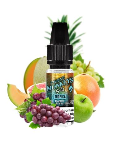 TWELVE MONKEYS SALTS – Tropika 10 ml – Líquido con SALES DE NICOTINA