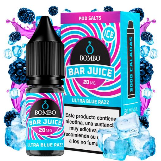 Ultra Blue Razz Ice 10ml - Bar Juice by Bombo