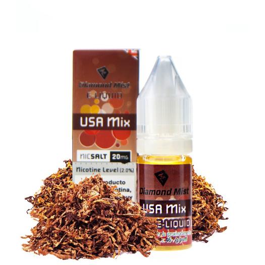 Usa Mix - DIAMOND MIST NIC SALT 10 ml - 20 mg - Líquido con SALES DE NICOTINA