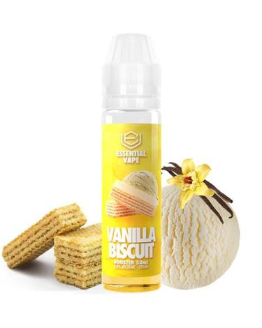 Vanilla Biscuit - ESSENTIAL VAPE - 50 ML + 10 ml Nicokit Gratis