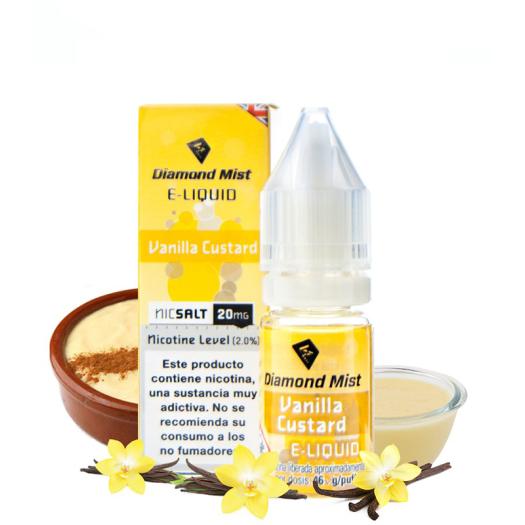 Vanilla Custard - DIAMOND MIST NIC SALT 10 ml - 20 mg - Líquido con SALES DE NICOTINA