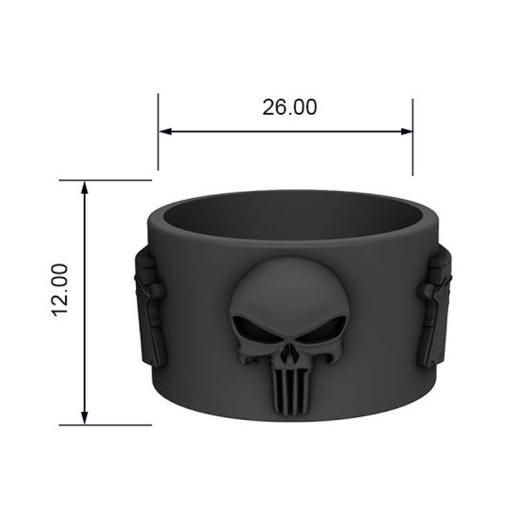 Vape Band Next-Gen 26mm PUNISHER - Fumytech
