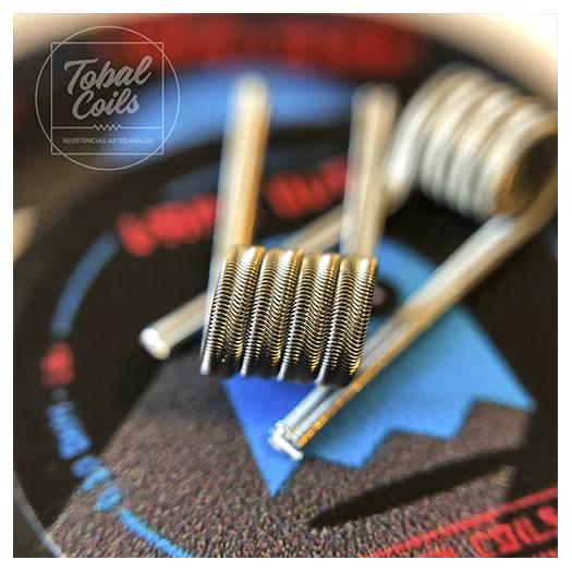 Vape Over 0´10ohm Tobal Coils - Resistencias Artesanales Tobal Coils Vape Over 0´10ohm Tobal Coils - Resistencias Artesanales Tobal Coils