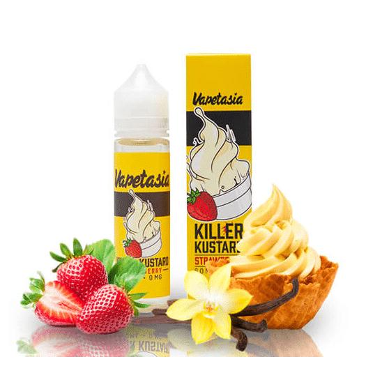 Vapetasia Killer Kustard Strawberry 50ml + Nicokits Gratis