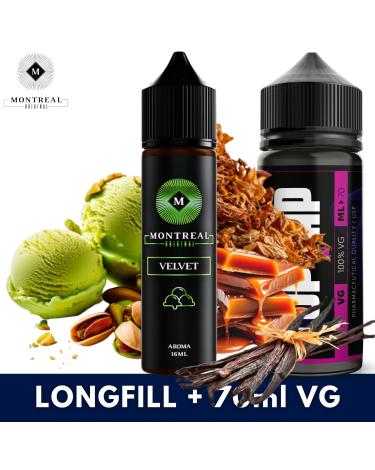 VELVET 16ml/60 (Longfill) Montreal Original + 70ml VG
