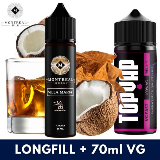 VILLA MARIA 16ml/60 (Longfill) Montreal Original + 70ml VG Fast