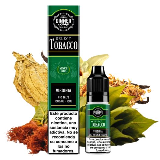 Virginia Tobacco Bar Salts 50:50 Dinner Lady