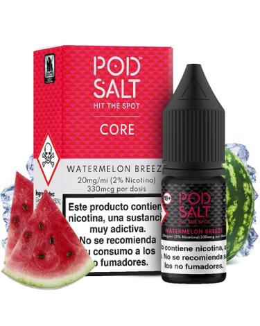 WATERMELON BREEZE 10ml - POD SALT - Líquido con SALES DE NICOTINA