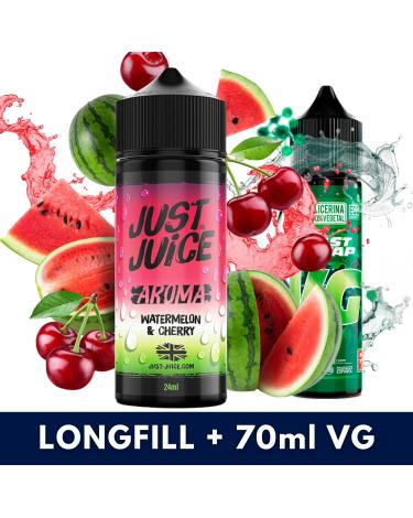 Watermelon Cherry 24ml/120 (Longfill) Just Juice + 70ml VG Fast