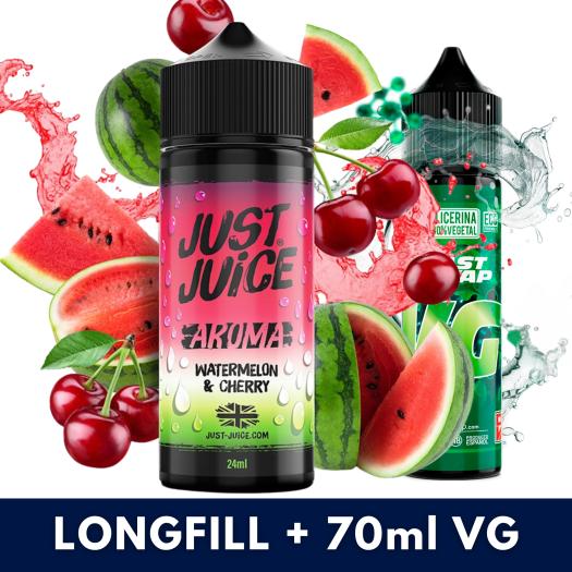 Watermelon Cherry 24ml/120 (Longfill) Just Juice + 70ml VG Fast