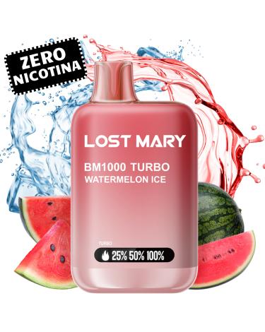 Watermelon Ice BM1000 Turbo Lost Mary by ElfBar | SIN NICOTINA |