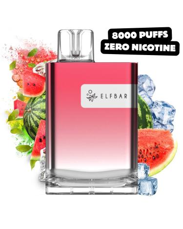Watermelon Ice CR8000 ElfBar Sin Nicotina | 8000 Puffs |