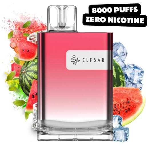 Watermelon Ice CR8000 ElfBar Sin Nicotina | 8000 Puffs |