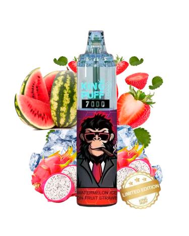 Watermelon ice Passion Fruit Strawberry 7000 puffs - KING PUFF v2 - SIN NICOTINA