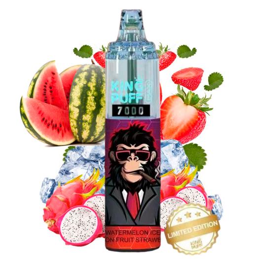 Watermelon ice Passion Fruit Strawberry 7000 puffs - KING PUFF v2 - SIN NICOTINA