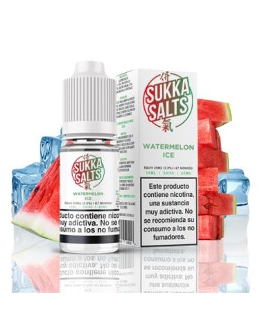 Watermelon Ice - SUKKA SALTS 10 ml - 10 mg y 20 mg - Líquido con SALES DE NICOTINA