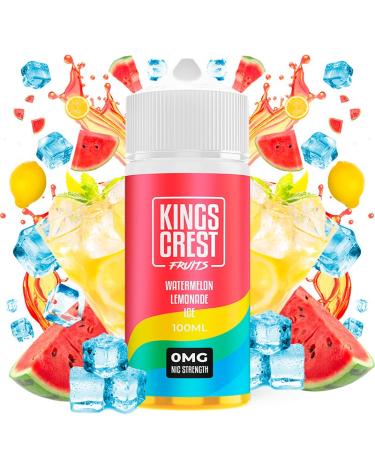 WATERMELON LEMONADE ICE 100ml + Nicokits Gratis - Kings Crest Fruits