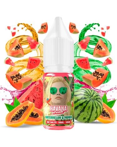 Watermelon Papaya 10ml - Havana Dream Nic Salts