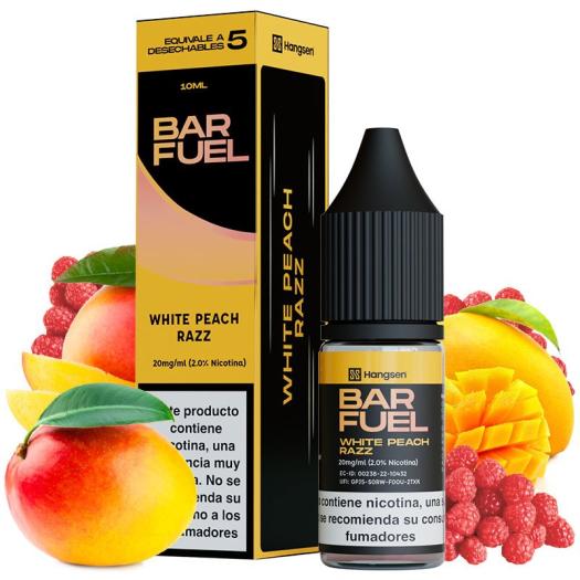 White Peach Razz 10ml 20mg - Bar Fuel by Hangsen - Líquido con SALES DE NICOTINA