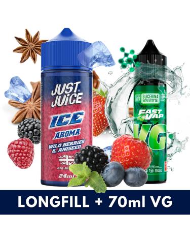 Wild Berries Aniseed 24ml/120 (Longfill) Just Juice + 70ml VG Fast