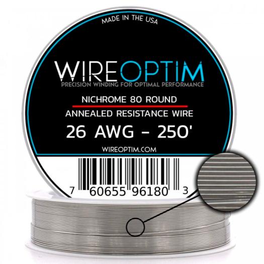 WIRE OPTIM - BOBINA NICHROME 80 - 75Metros - 26 AWG