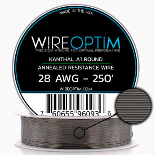 WIRE OPTIM - KANTHAL A1 - 75Metros - 28 AWG