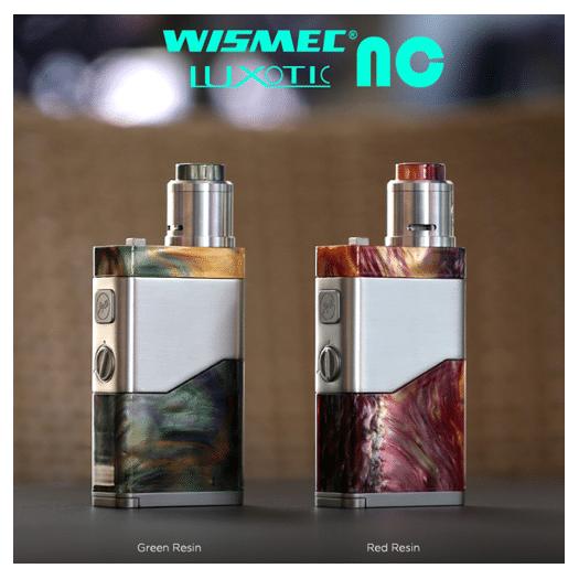 WISMEC LUXOTIC NC + Guillotine V2 RDA (Color: RED RESIN)