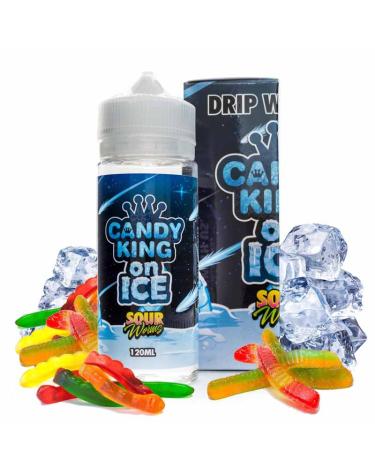 Worms ON ICE - Candy King – 100 ml + 2 Nicokit Gratis (120ml a 3mg)