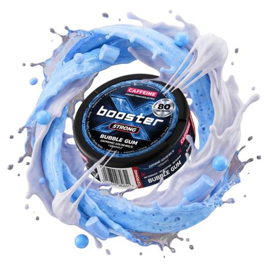 X-Booster Bubble Gum 80mg Bolsas de Cafeína