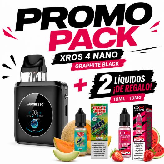 Xros 4 NANO Vaporesso + 2 Nic Salts 10ml 10mg de Regalo